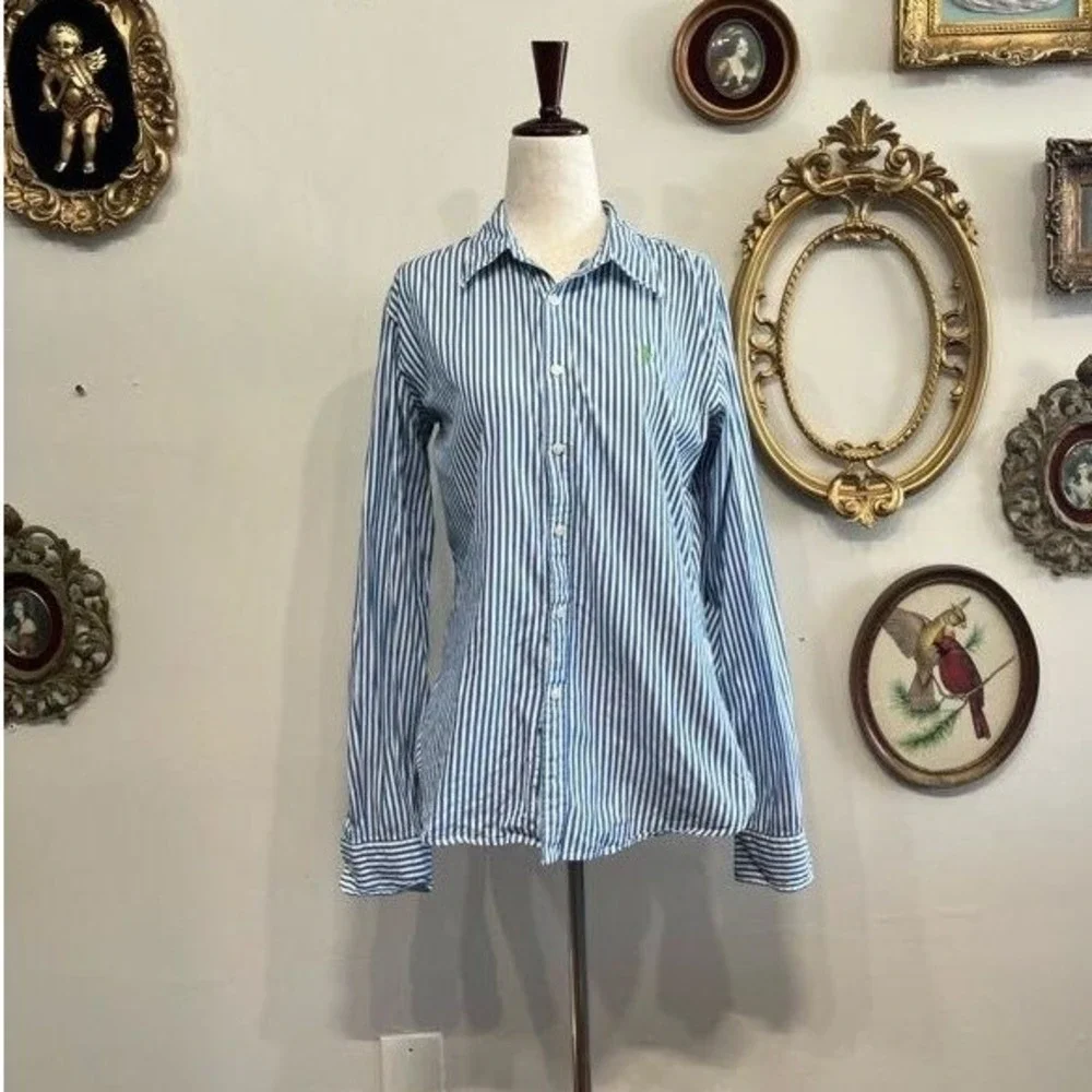 Polo Ralph Lauren Vintage Striped Oxford Button-Down